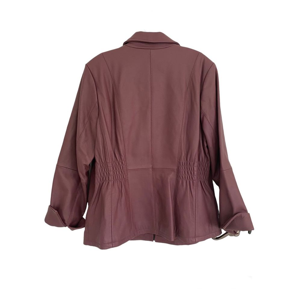 d & Co Real Leather Jacket Sz L - Picture 4 of 11